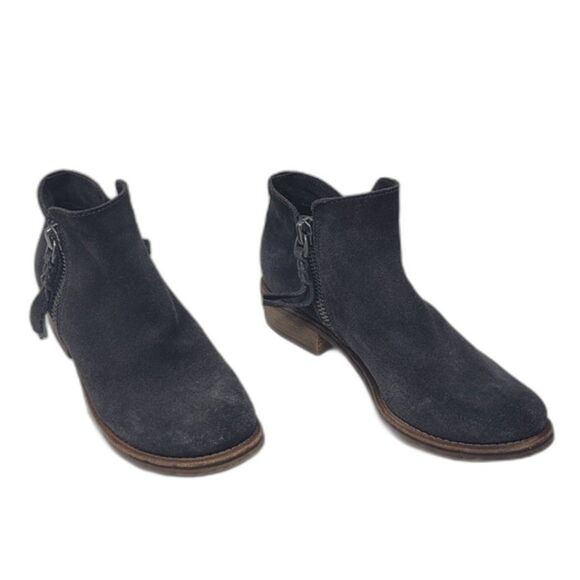 Dolce Vita Gray Leather Booties - Picture 4 of 8